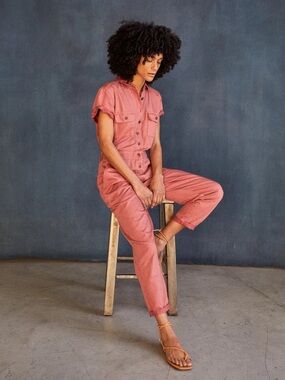 Outerknown S.E.A. Suit Cotton and Linen Blend Jumpsuit Gorpcore